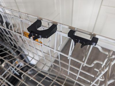 Wine glass holder for a Miele dishwasher