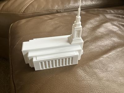 Burley Idaho Temple Hollow for Lighting effect