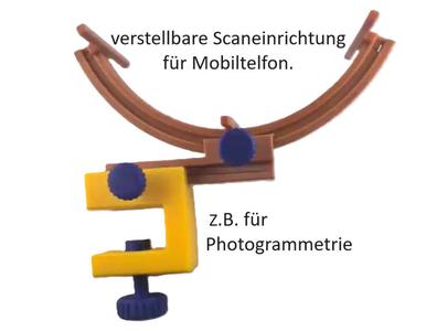 verstellbare Scanner-Einrichtung für Mobiltelefon