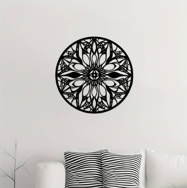 Mandala Flower Wall Art