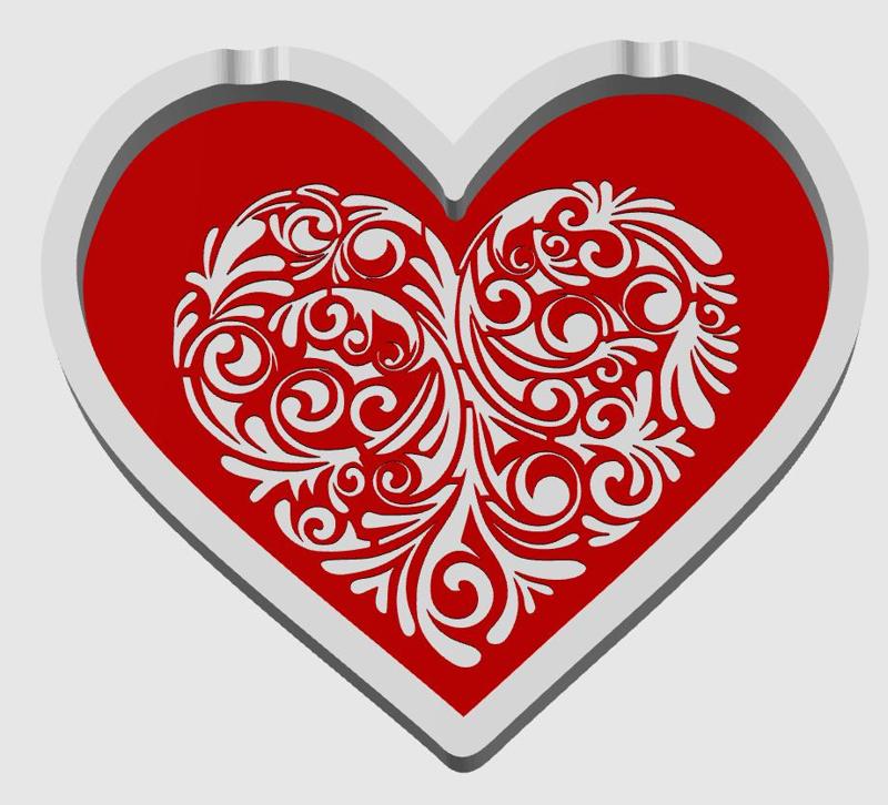 Saint Valentine's Ashtray (Heart Shaped)