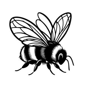 Stencil: Bumble-bee