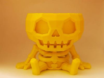 skeleton figure bowl candies