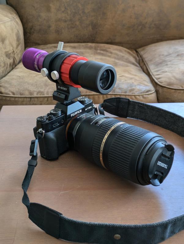 DSLR(Hot Shoe) Mount for a Guide Scope
