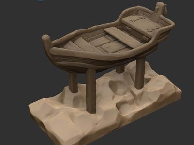 Rowboat a'la sea of thieves