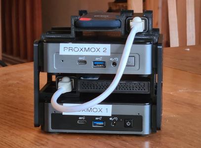 Stackable Mini PC Cluster