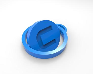 Ultimaker Logo Spin Keychain