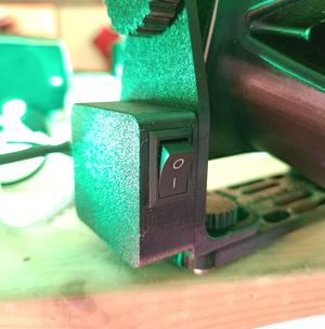 On Switch box for Ion's Desk Fan Stand