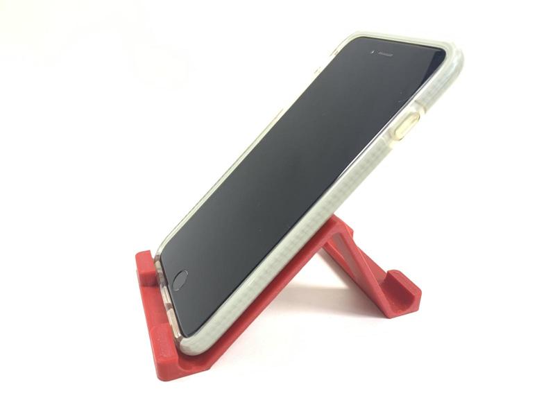 Universal dual angle (60-45°) mobile device stand