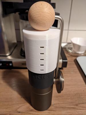 Kingrinder K6 Dust Cap / Measuring Cup / Handle Holder