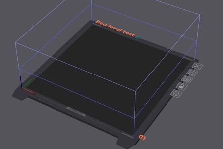 Creality K1/K1C Bed level / first layer test print