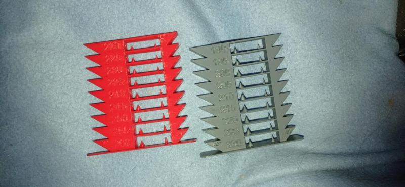 Temperature towers for PLA and PETG. GCODE for ELEGOO Neptune 3 Pro included