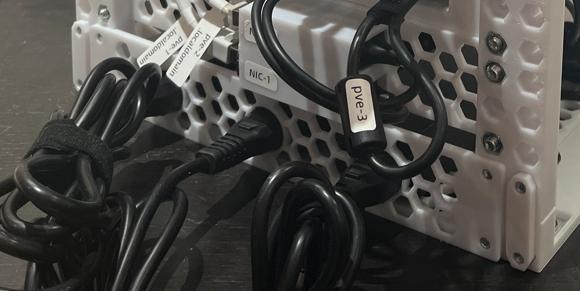 Honeycomb Server Rack Panel with Cable Pass-Through