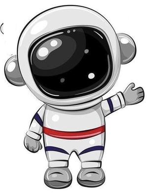 Spaceman / Astronaut Cookie Cutter w/marker