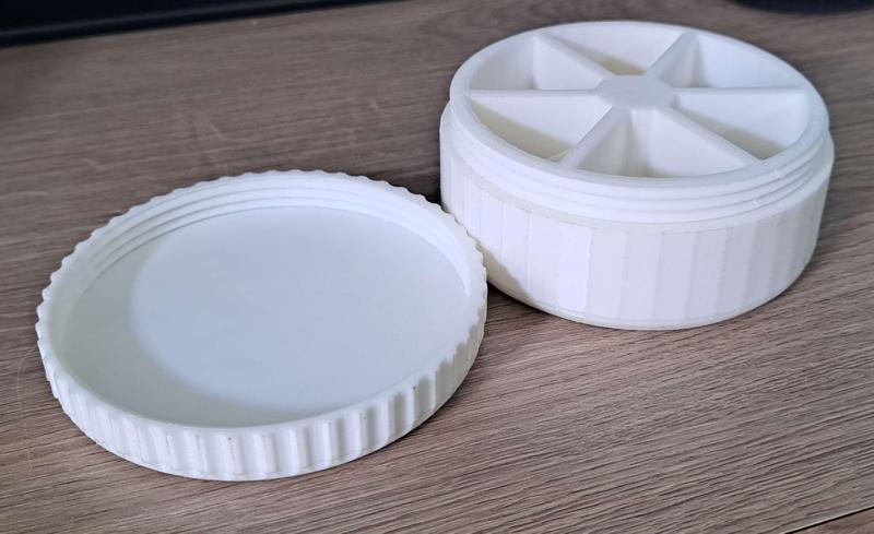 Small Cylinder Storage Container