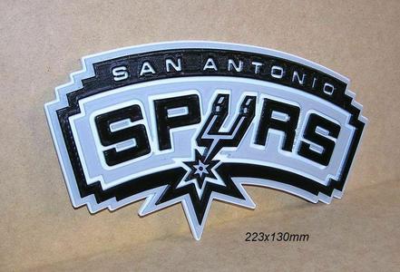 San Antonio Spurs, poster, sign, signboard, logo, 3d-printing, basketball-team, competition, competition