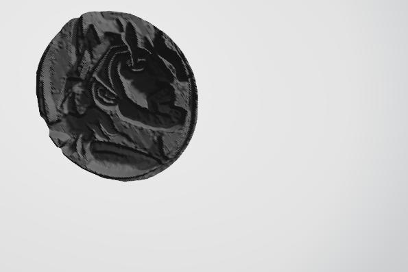 Zeus medallion croc charm