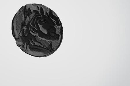 Zeus medallion croc charm
