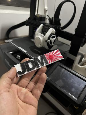LOGO JDM TUNING - JAPANESE DOMESTIC MARKET (PLACA PARA CARRO) - JDM TUNING LOGO - JAPANESE DOMESTIC MARKET (CAR PLATE)