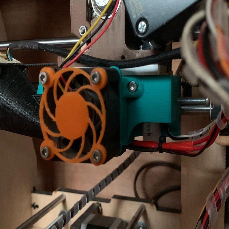 BLTouch X carriage platform for MakerFarm Prusa i3 (remixed)