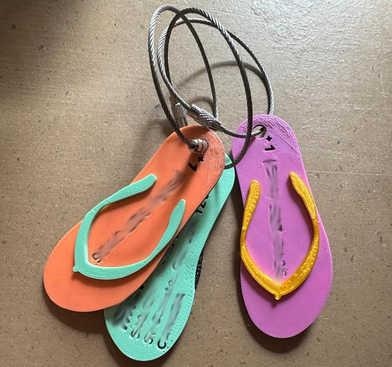 FlipFlop Luggage Tag