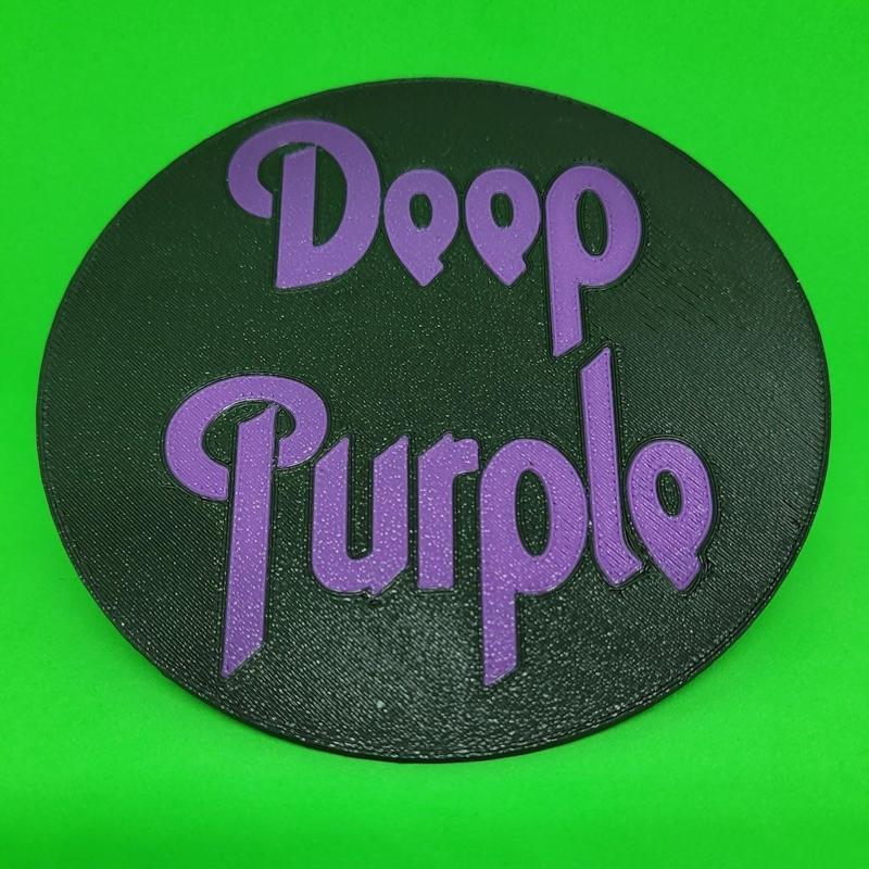 Deep Purple Coaster v1 | Multipass Multicolor