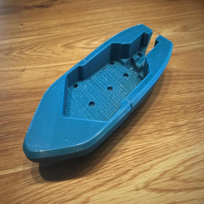 Wind-up Bathtub Boat V5 MOD - Hull in two peaces