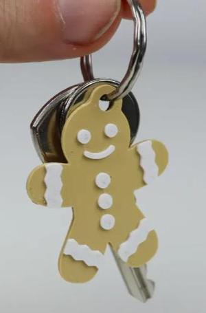 GINGERBREAD MAN FOR KEYCHAIN