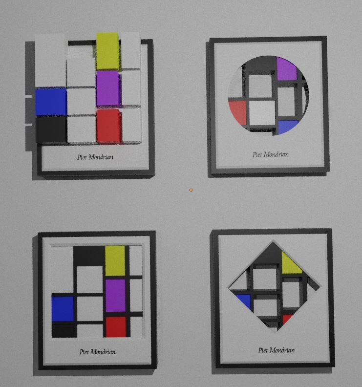 Create your own Piet Mondrian
