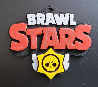 Brawl Stars logo keychain hanger
