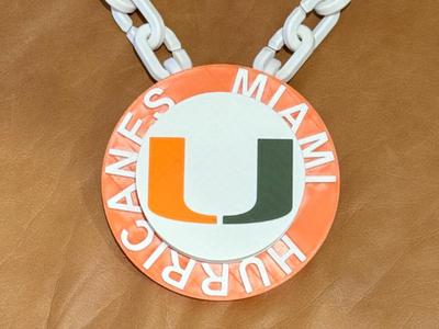 Miami Hurricanes Spinner Chain