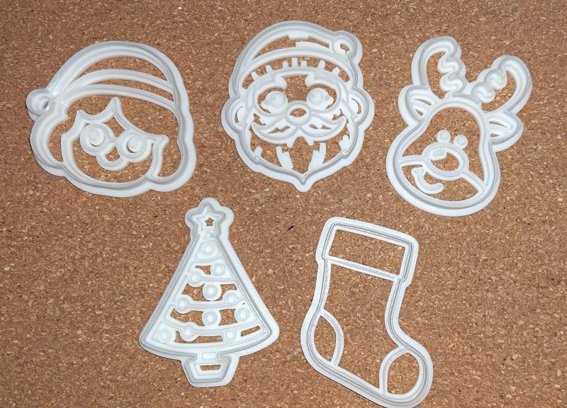 🎄🍪 Complete set of Christmas cutters 🎅🦌🧦.
