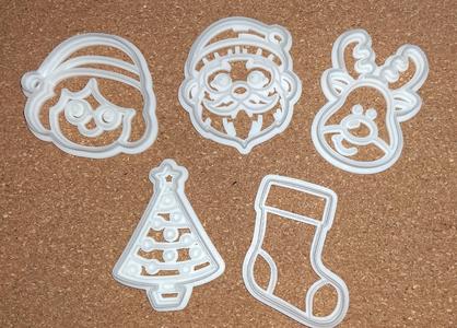 🎄🍪 Complete set of Christmas cutters 🎅🦌🧦.