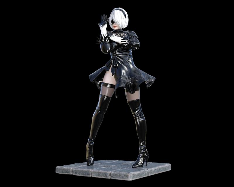 Nier Automata 2B Cute Figures, Yorha No. 2 Type B