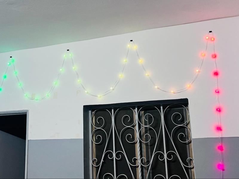 wall bracket smart globe fairy lights led RGB