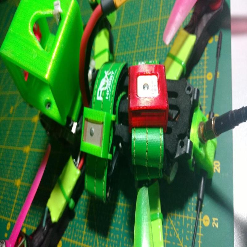 Battery strap mount for BN220 GPS