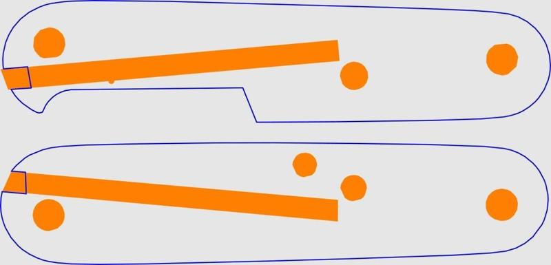 Lasercut 91mm Victorinox scales
