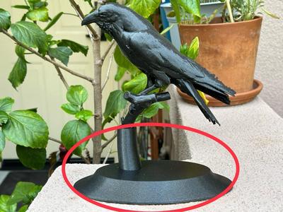 Base for Peter Farell’s Raven.