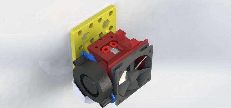 Cyclops 2 in 1 Carriage System with Chain and BLTouch