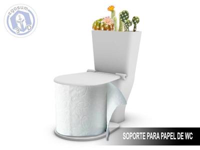 Soporte papel WC