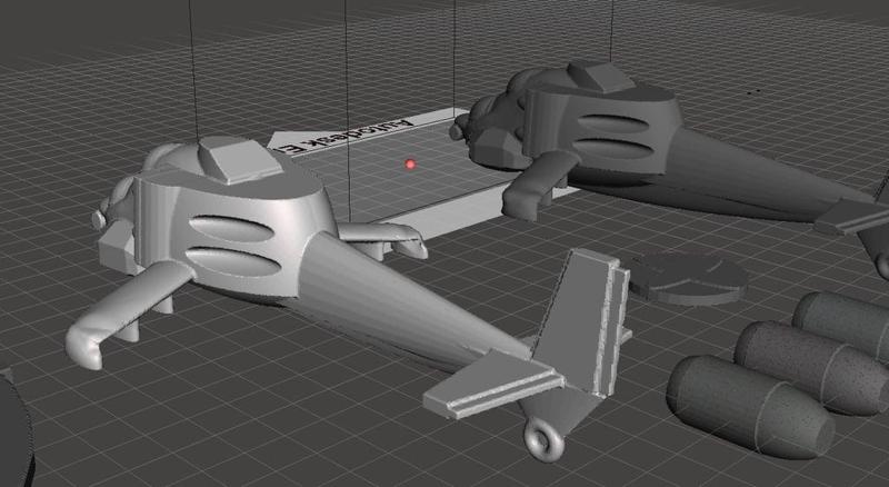 Robotech UN Forces Commanchero Gunship 