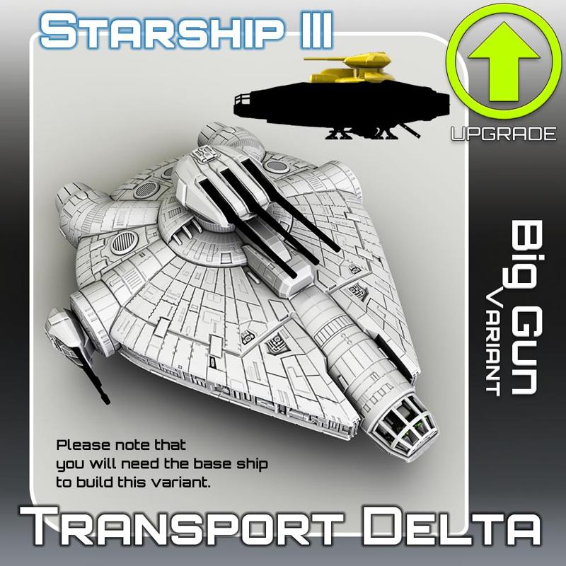 Transport Delta Big Gun Variant Upgrade