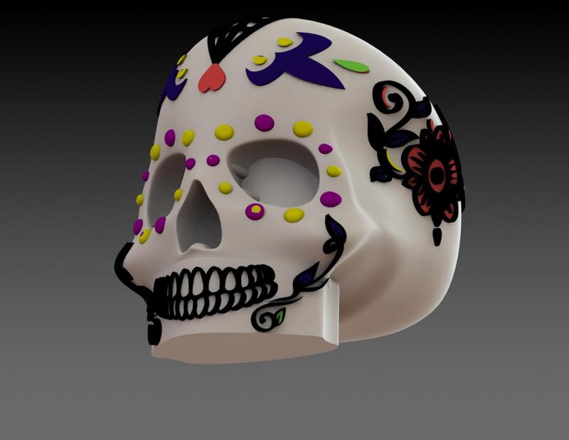 Day of the dead skull (Calaverita)