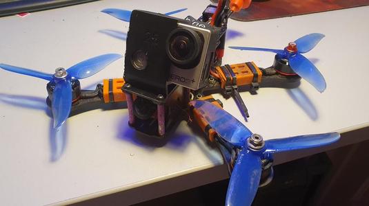 GoPro Hero 3 TPU FPV mount Realacc X5R frame