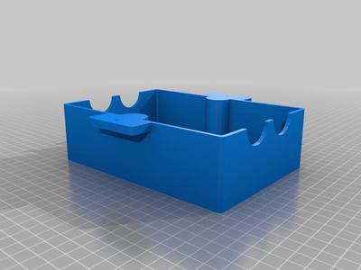 Under Desk Cable Organizer Box with Lid