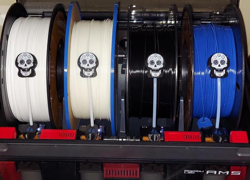 Sugar Skull Filament Duster / Cleaner For AMS
