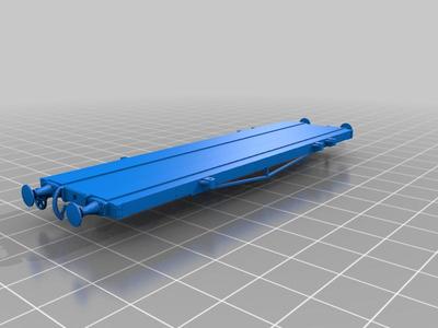 Tasmanian Government Railways FM flat wagon HOn3.5