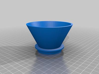 Dosing funnel for 51mm DeLonghi Dedica portafilter - 0.5 in Lifted