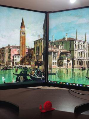 Dual Monitor Alignment Bracket for LG 32QN600-B