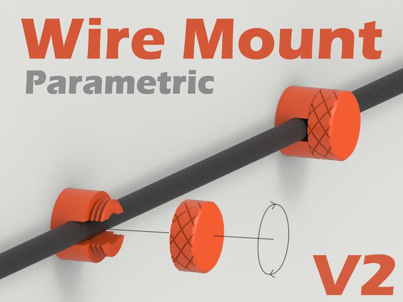 Electric Wire Wall Mount Collection V2 -8 Versions